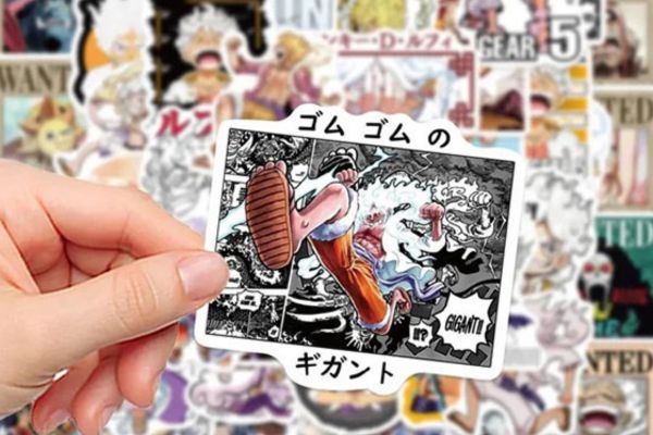 Mẫu sticker luffy gear 5 đẹp, giá rẻ tại Hà Nội