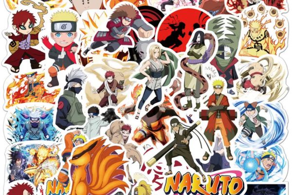 Mẫu sticker naruto đẹp, thiết kế theo yêu cầu