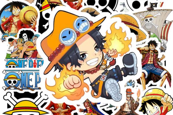 Mẫu sticker one piece đẹp, thiết kế theo yêu cầu