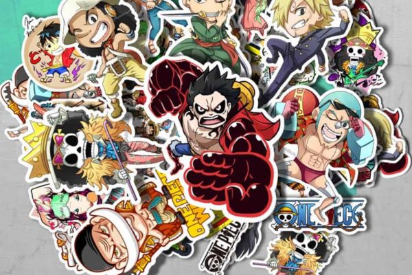 Mẫu sticker one piece đẹp, thiết kế theo yêu cầu
