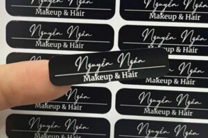 Mẫu sticker tên thợ makeup đẹp, chất lượng cao