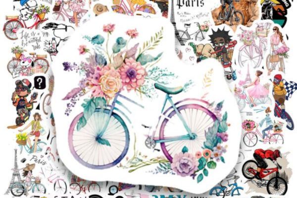 Bộ sticker xe đạp giá rẻ, mẫu đẹp