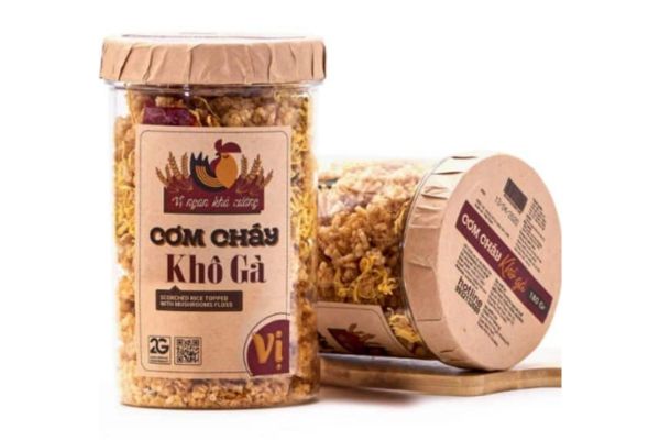 Mẫu tem nhãn cơm cháy đẹp, chất lượng cao