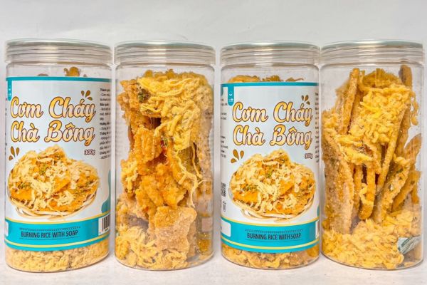 Mẫu tem nhãn cơm cháy đẹp, chất lượng cao