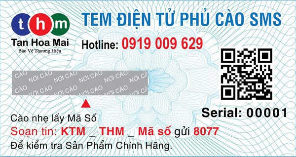 In Hoa Long nhận thiết kế và in ấn mẫu tem phủ cào chất lượng