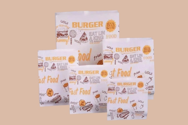 Mẫu túi giấy đựng khoai tây chiên trẻ trung