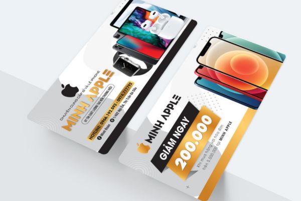 Mẫu voucher điện thoại đẹp, thiết kế theo yêu cầu