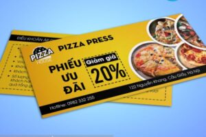 Mẫu sticker pizza đẹp, thiết kế theo yêu cầu
