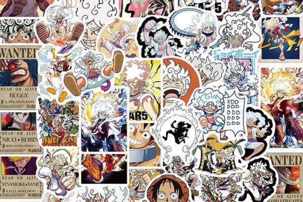 Mẫu sticker luffy gear 5 đẹp, giá rẻ tại Hà Nội