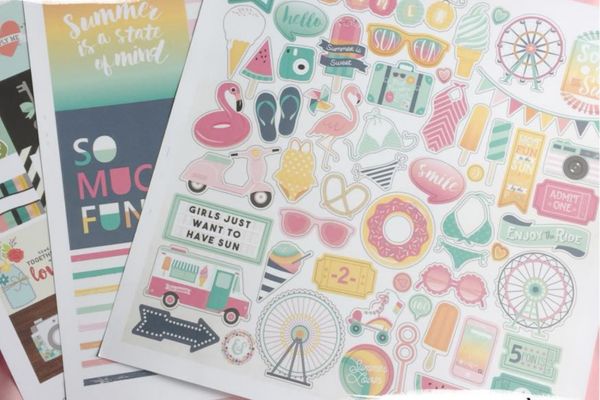 Bộ sticker mùa hè đẹp, chất lượng cao