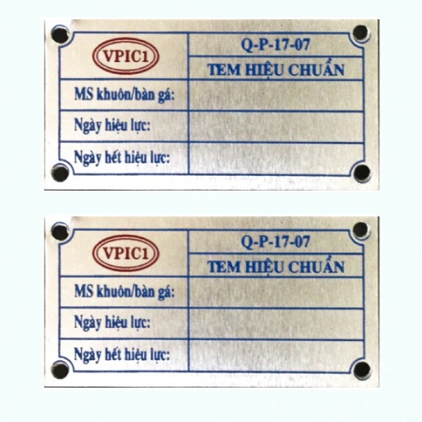 In Hoa Long tìm hiểu cách sử dụng tem hiệu chuẩn là gì