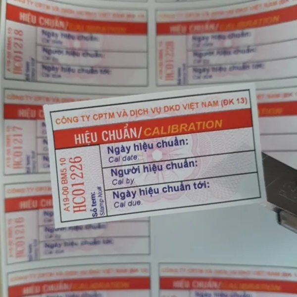 In Hoa Long tìm hiểu chất liệu tem hiệu chuẩn là gì