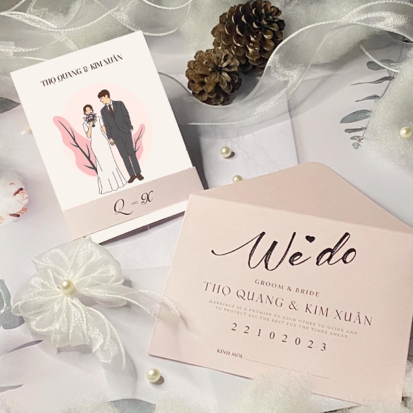 In Hoa Long nhận thiết kế và in ấn thiệp cưới phong cách hàn quốc lấy ngay