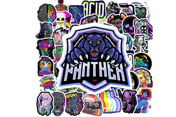 Bộ sticker neon ấn tượng