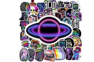 Thư viện thiết kế bộ sticker neon dễ thương và ấn tượng nhất