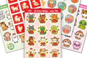 35+ mẫu sticker 12 con giáp ngộ nghĩnh đậm cá tính