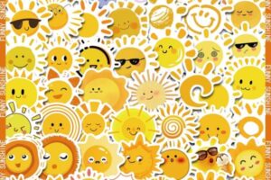 39+ Mẫu sticker mặt trời đẹp và nổi bật