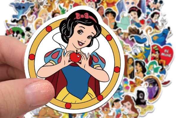 Bộ sticker bạch tuyết đẹp, thiết kế theo yêu cầu