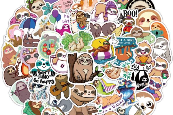 Bộ sticker con lười giá rẻ, mẫu đẹp