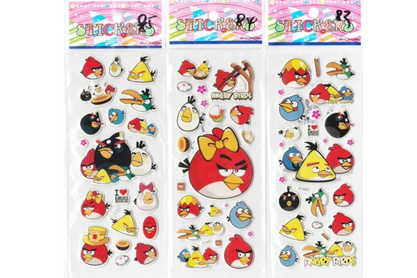 Bộ sticker angry bird được yêu thích