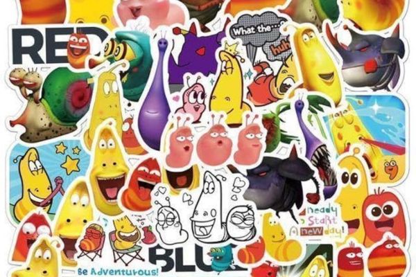 Bộ sticker ấu trùng đẹp, thiết kế theo yêu cầu
