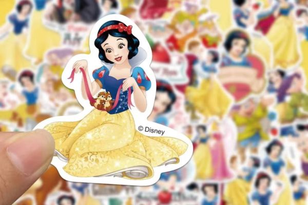 Bộ sticker bạch tuyết đẹp, thiết kế theo yêu cầu