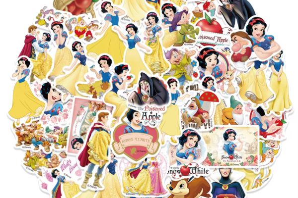 Bộ sticker bạch tuyết đẹp, thiết kế theo yêu cầu