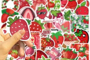 Bộ sticker dâu tây giá rẻ, mẫu đẹp tại Hà Nội