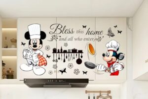 In Hoa Long nhận thiết kế và in ấn bộ sticker chuột mickey cao cấp