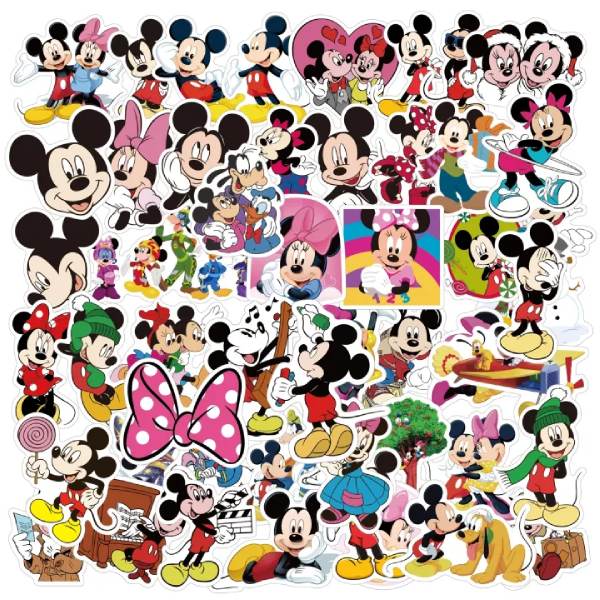 In Hoa Long nhận thiết kế và in ấn bộ sticker chuột mickey chất lượng