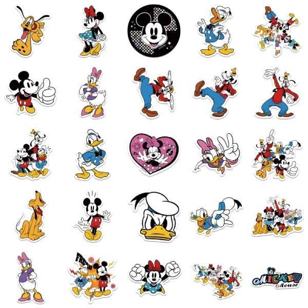 In Hoa Long nhận thiết kế và in ấn bộ sticker chuột mickey lấy ngay