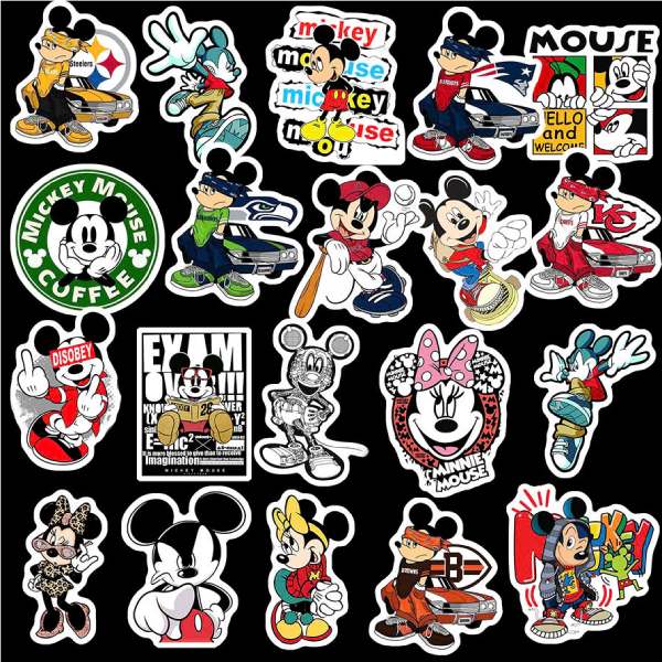 In Hoa Long nhận thiết kế và in ấn bộ sticker chuột mickey sang trọng