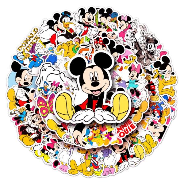 In Hoa Long nhận thiết kế và in ấn bộ sticker chuột mickey theo yêu cầu