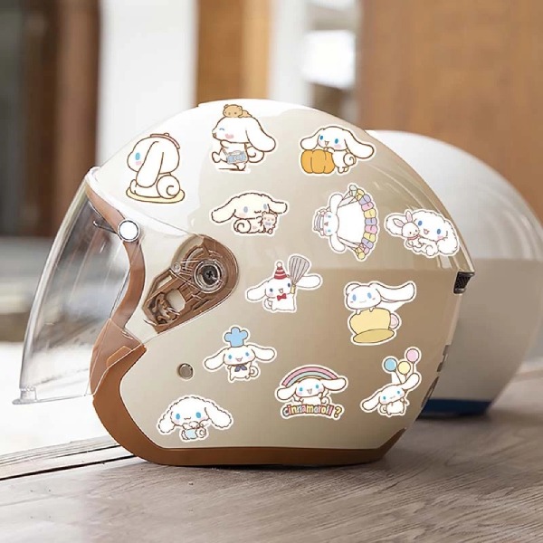 In Hoa Long nhận thiết kế và in ấn bộ sticker cinnamoroll dán mũ bảo hiểm