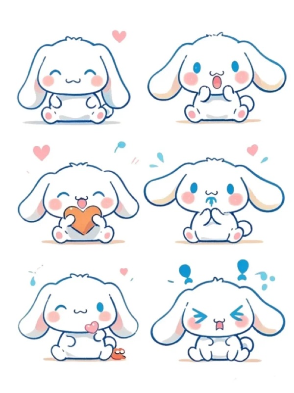 In Hoa Long nhận thiết kế và in ấn bộ sticker cinnamoroll giá rẻ