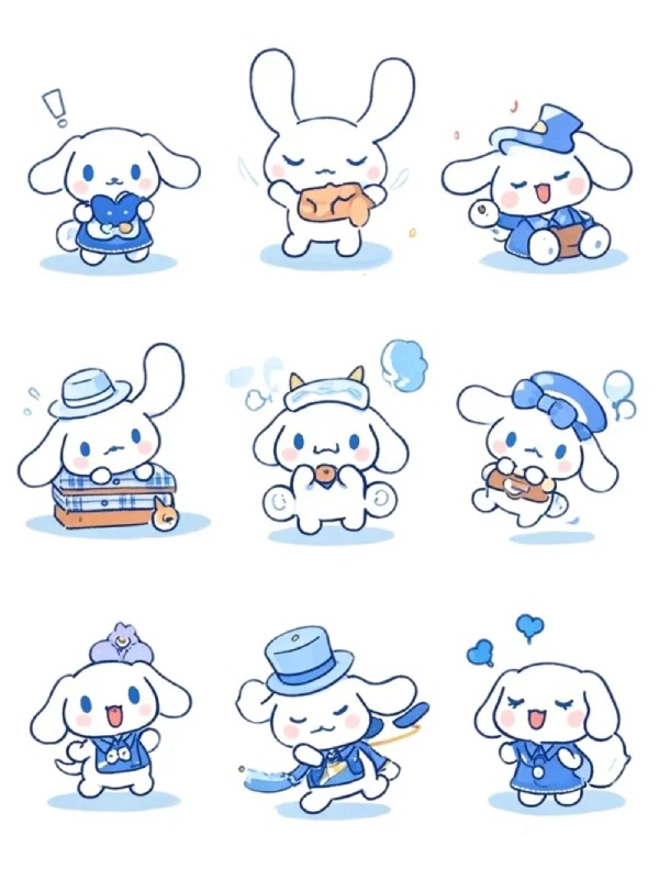 In Hoa Long nhận thiết kế và in ấn bộ sticker cinnamoroll lấy ngay