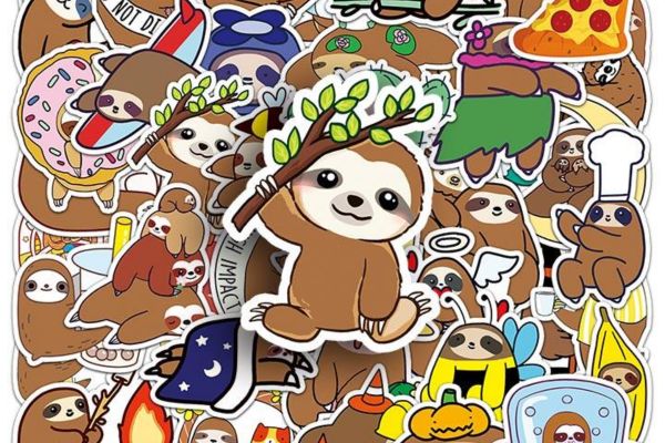 Bộ sticker con lười giá rẻ, mẫu đẹp