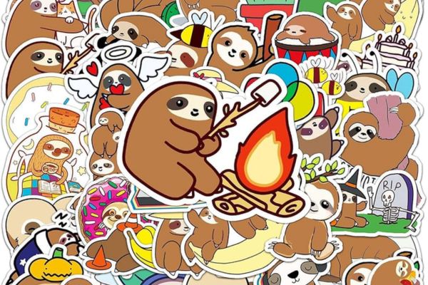 Bộ sticker con lười giá rẻ, mẫu đẹp