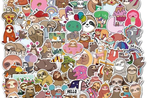 Bộ sticker con lười giá rẻ, mẫu đẹp