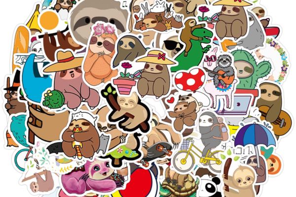 Bộ sticker con lười giá rẻ, mẫu đẹp