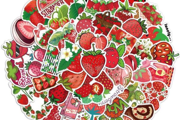 Bộ sticker dâu tây giá rẻ, mẫu đẹp tại Hà Nội