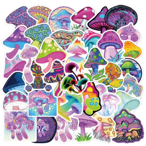 In Hoa Long nhận thiết kế và in ấn Bộ Sticker Hình Nấm sang trọng