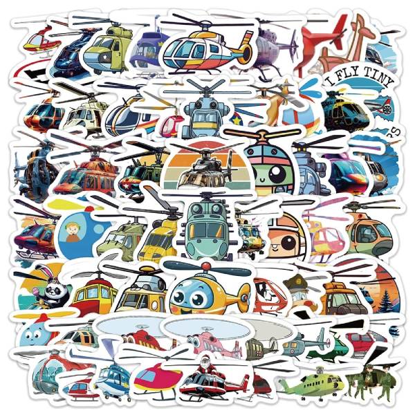 In Hoa Long nhận thiết kế và in ấn bộ sticker máy bay chất lượng