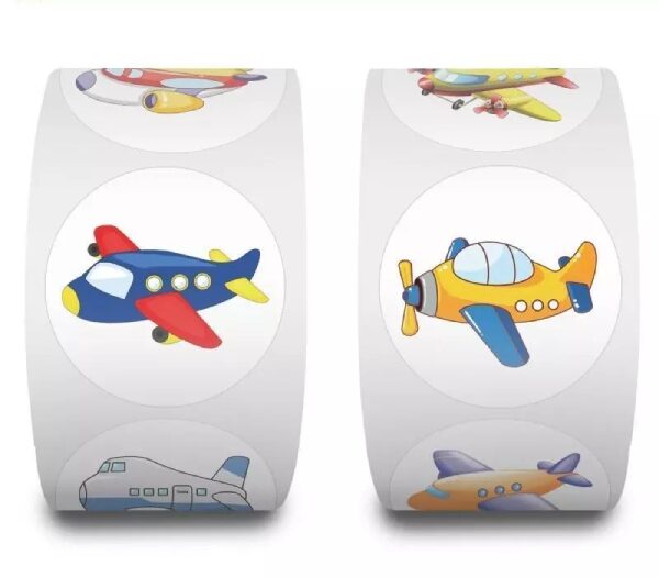 In Hoa Long nhận thiết kế và in ấn bộ sticker máy bay hình tròn