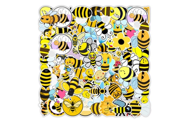 Xem ngay bộ sticker ong vàng cute dễ thương dán trên mọi bề mặt