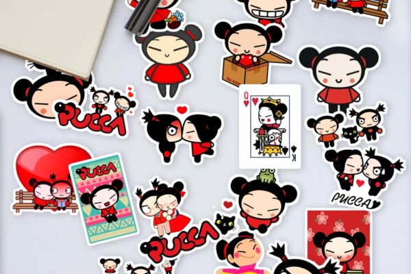 Bộ sticker pucca giá rẻ, mẫu đẹp