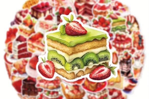 Mẫu sticker bánh ngọt đẹp, chất lượng cao
