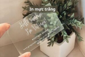 Hiểu rõ in mực trắng trên giấy đen và giấy màu