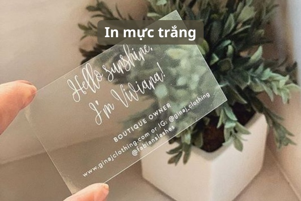 Hiểu rõ in mực trắng trên giấy đen và giấy màu