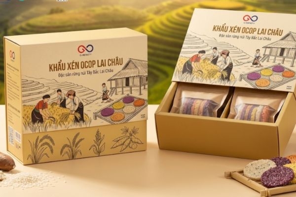 In Hoa Long nhận thiết kế và in hộp đựng bánh khẩu xén chất lượng